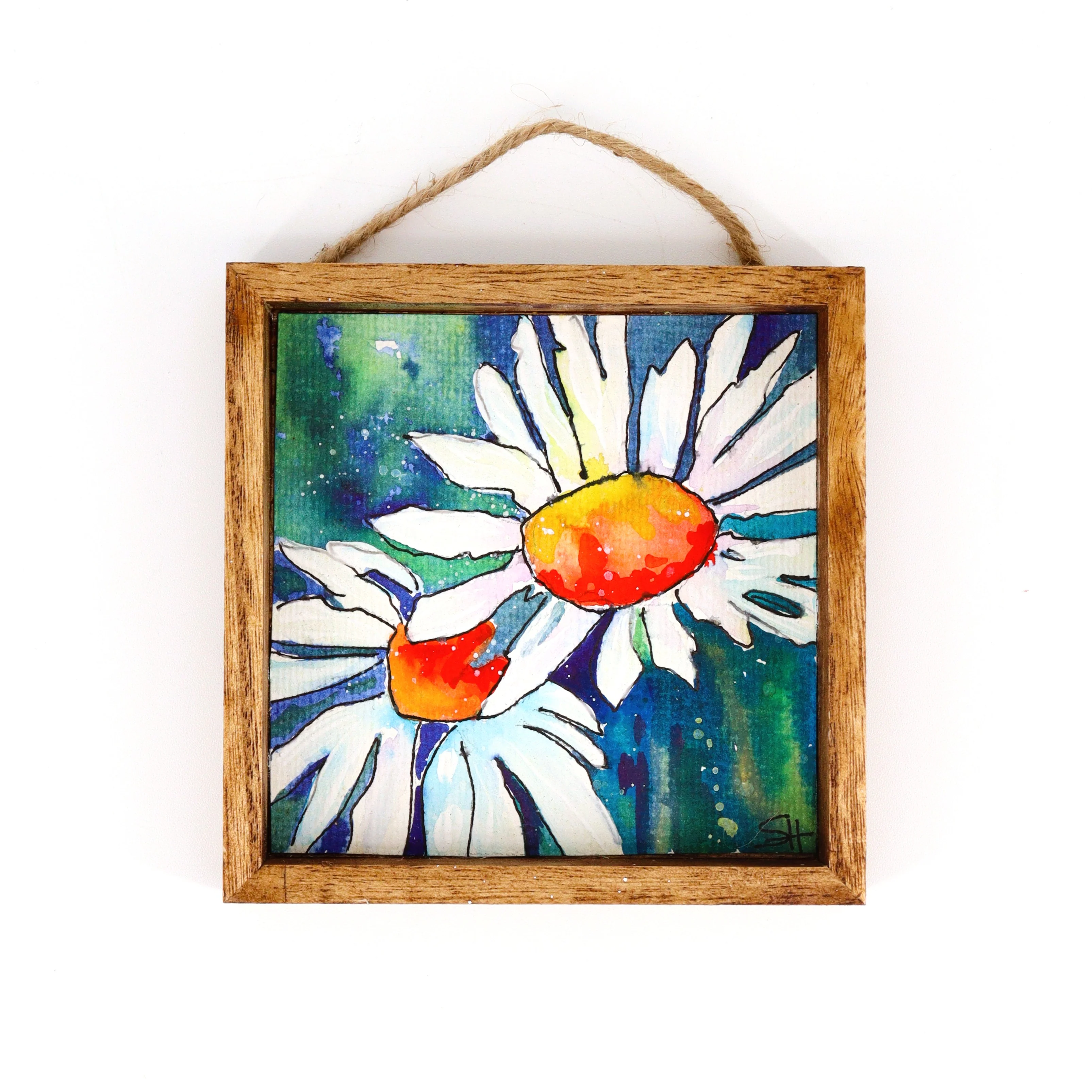 Framed Mini Watercolour Paintings 'Floral & Fauna' - Image 3