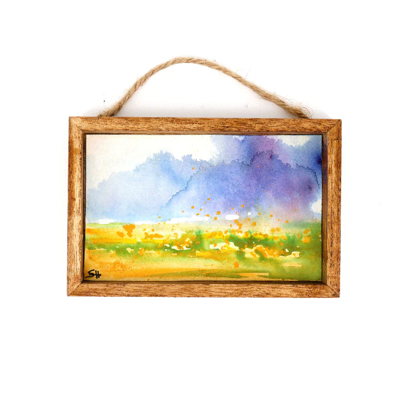 Framed Mini Watercolour Paintings 'Landscapes' - Image 10