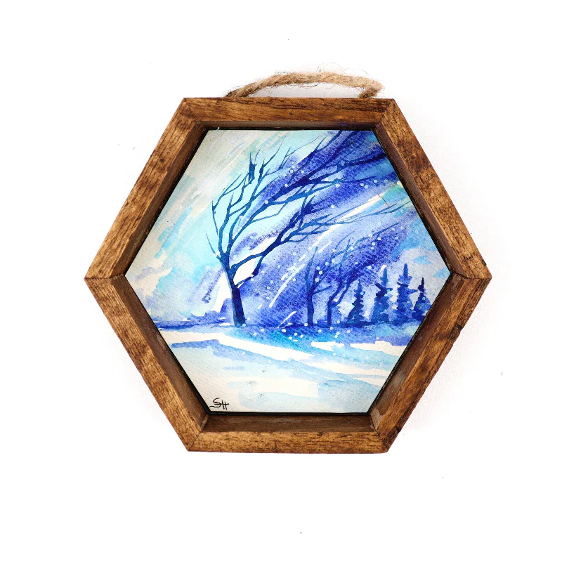 Framed Mini Watercolour Paintings 'Landscapes' - Image 2