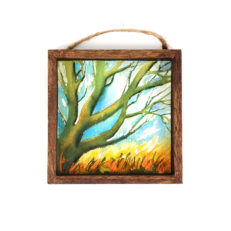 Framed Mini Watercolour Paintings 'Landscapes' - Image 7