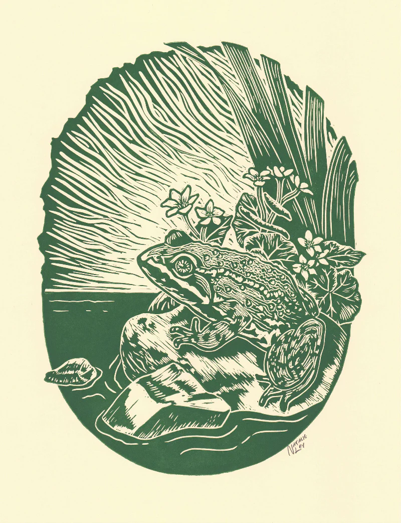 'Frog' Hand Print