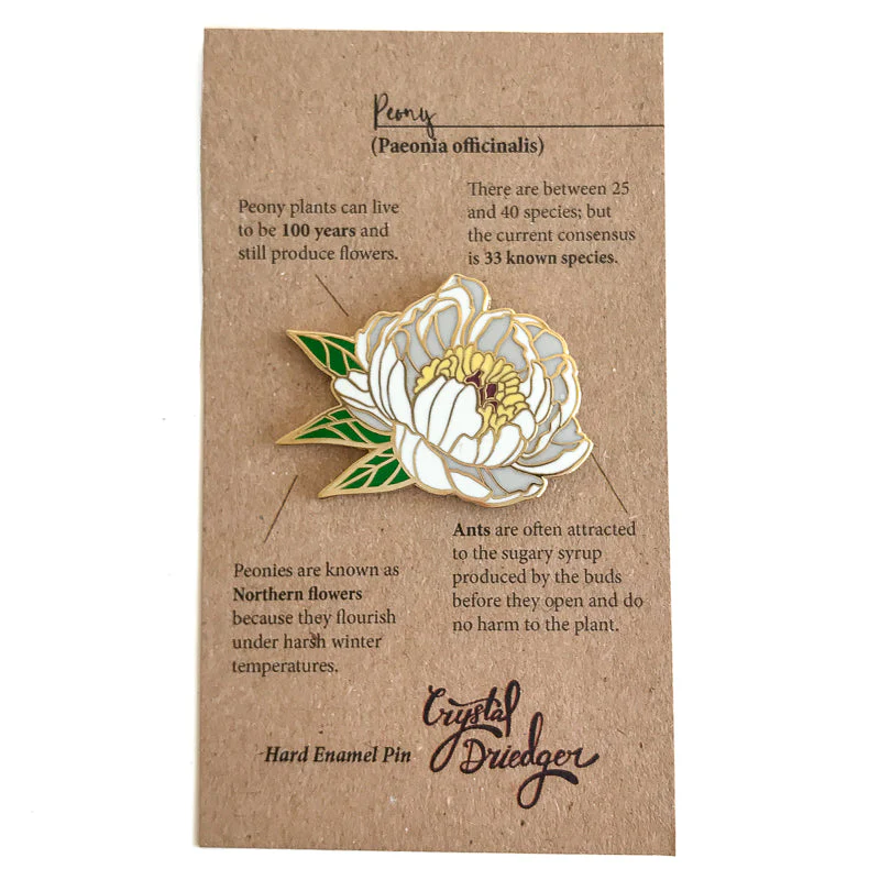 Gold Plated Enamel Flower Pins