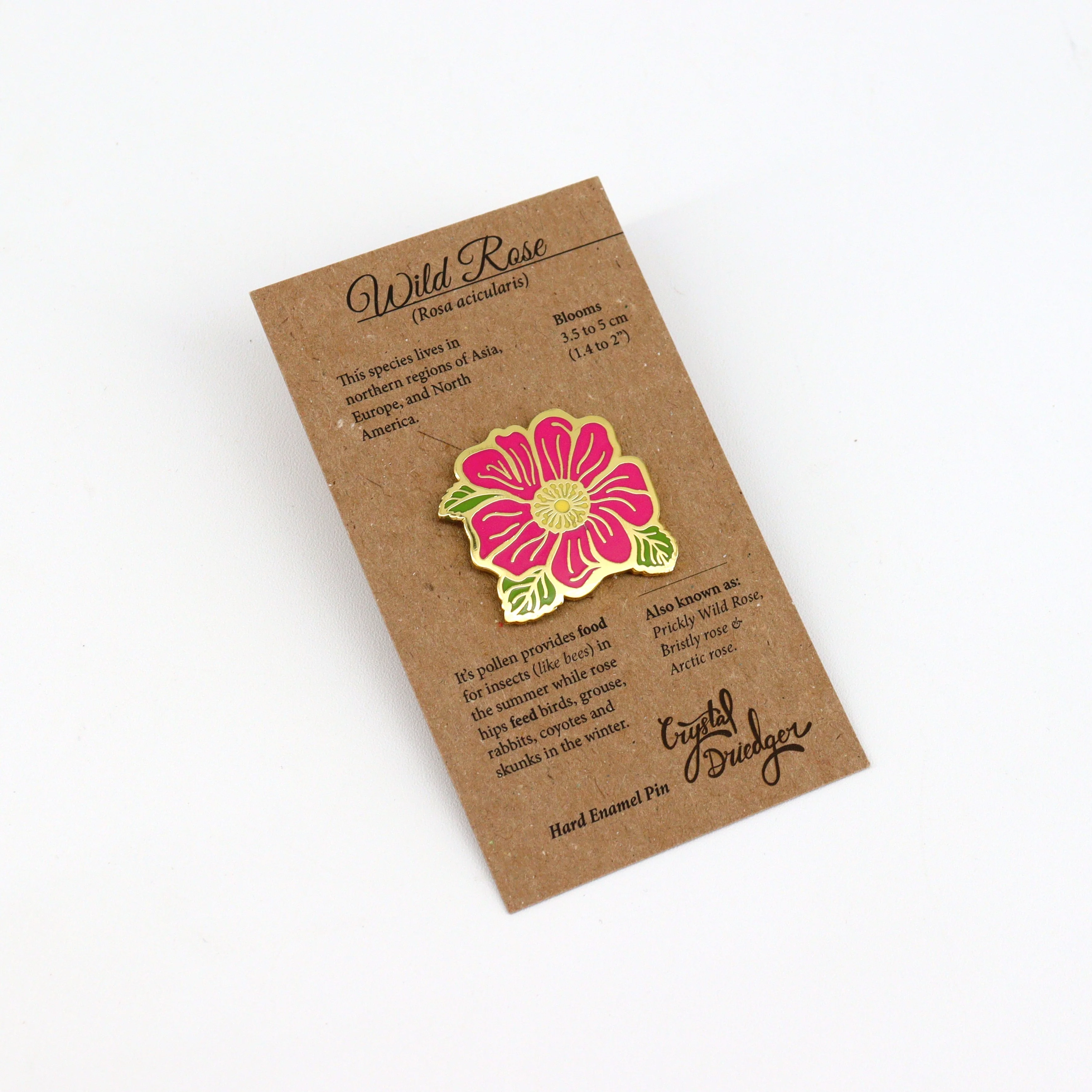 Gold Plated Enamel Flower Pins - Image 6