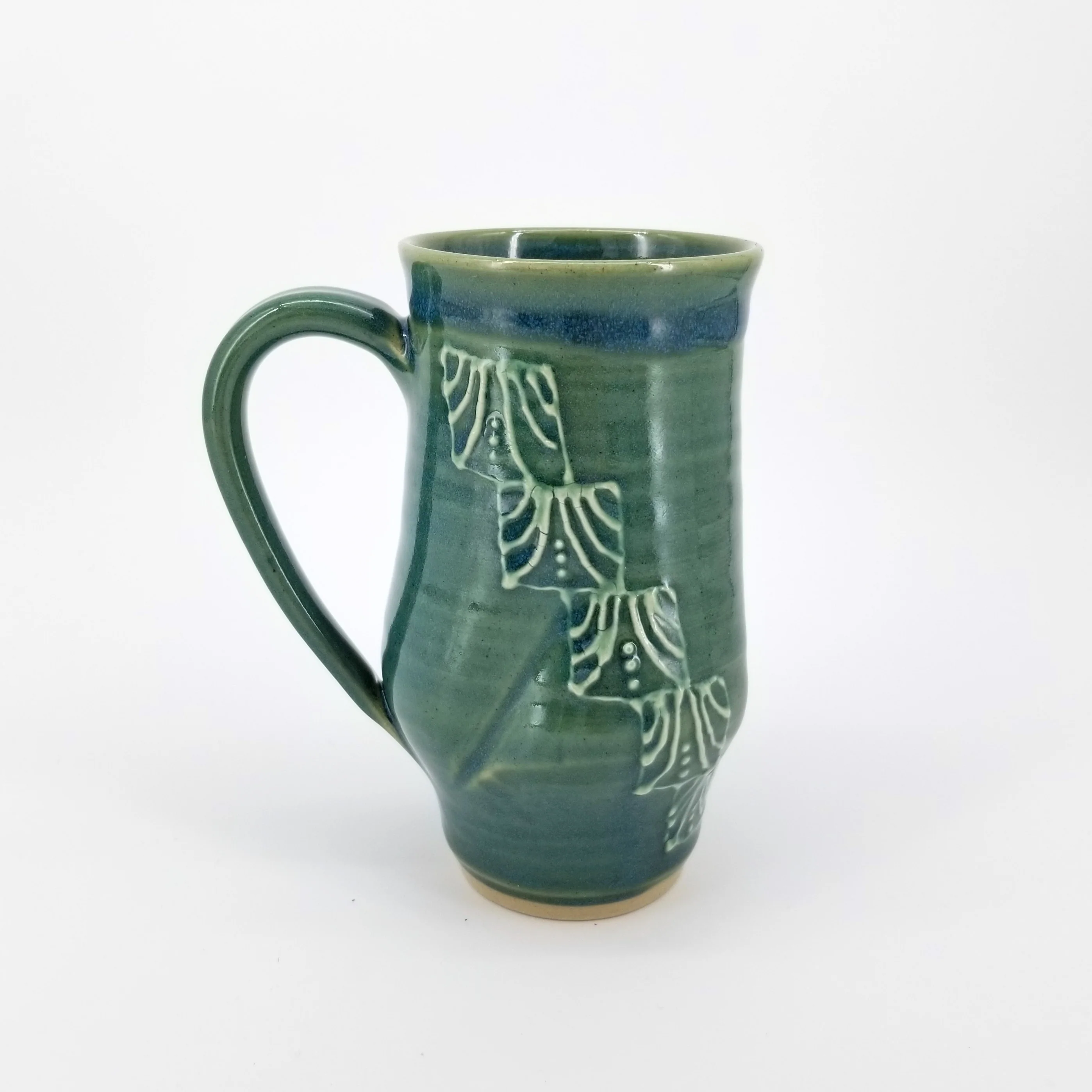 Green Slip Deco Mugs - Image 2