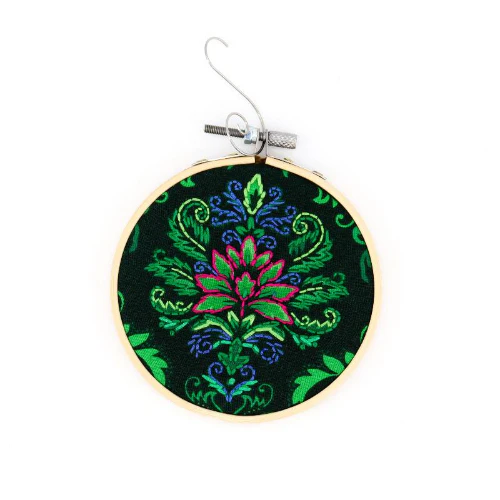 Hand Embroidered Ornament - Image 3