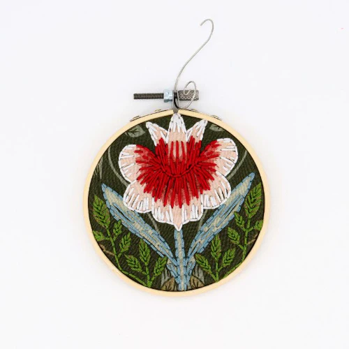 Hand Embroidered Ornament - Image 4