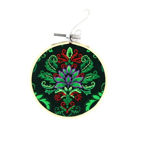 Hand Embroidered Ornament - Image 5