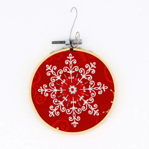 Hand Embroidered Ornament - Image 7