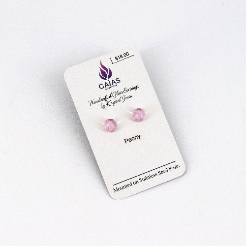 Handcrafted Glass Stud Earrings - Image 14