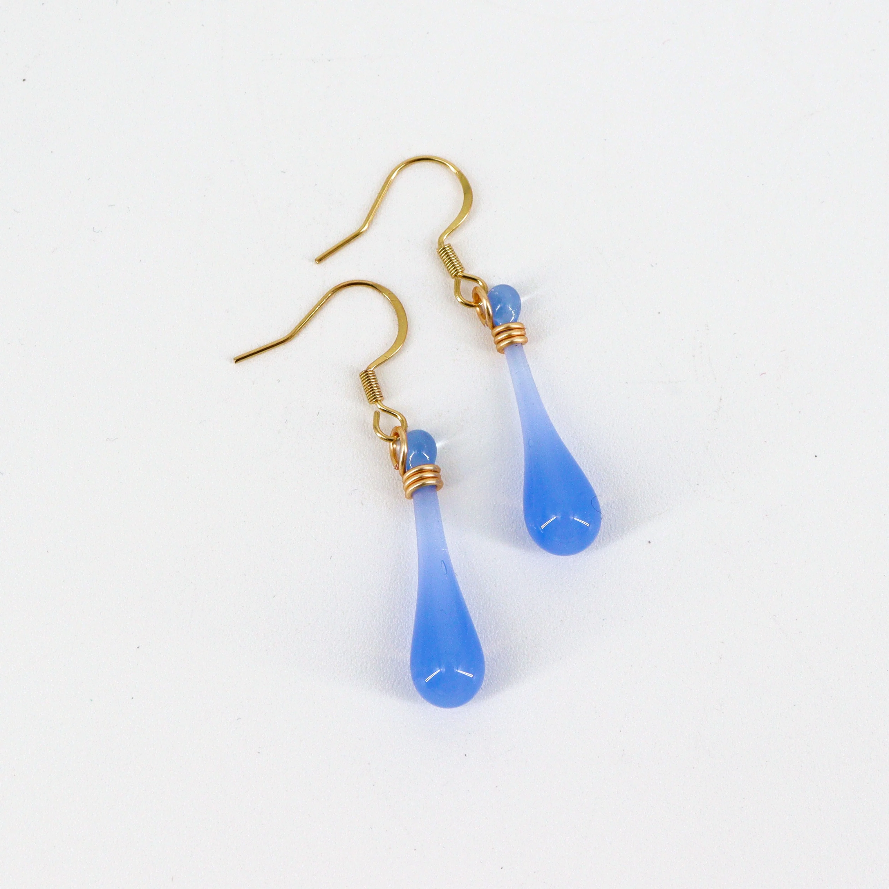 Handcrafted Glass Teardrop Earrings - Image 10