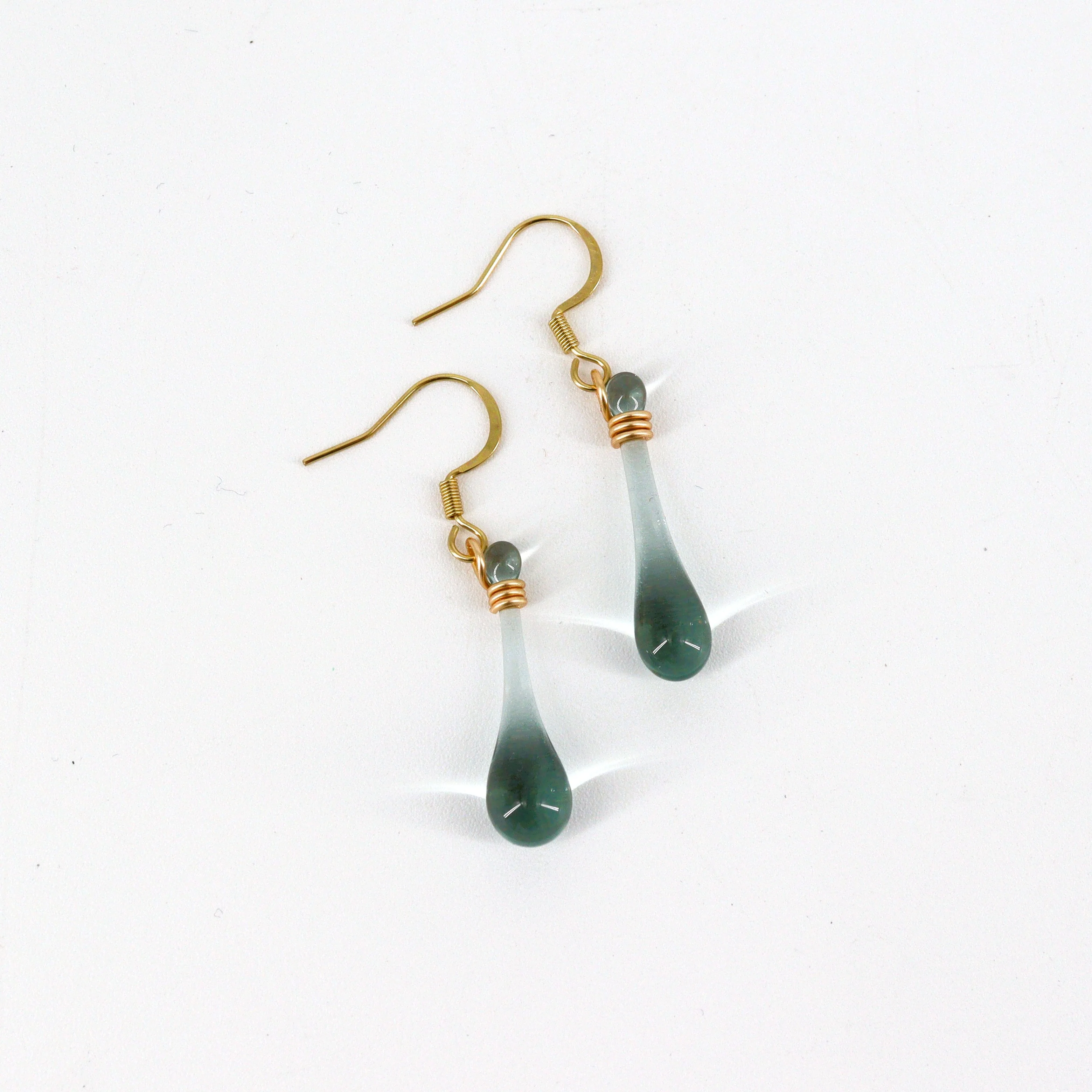 Handcrafted Glass Teardrop Earrings - Image 11