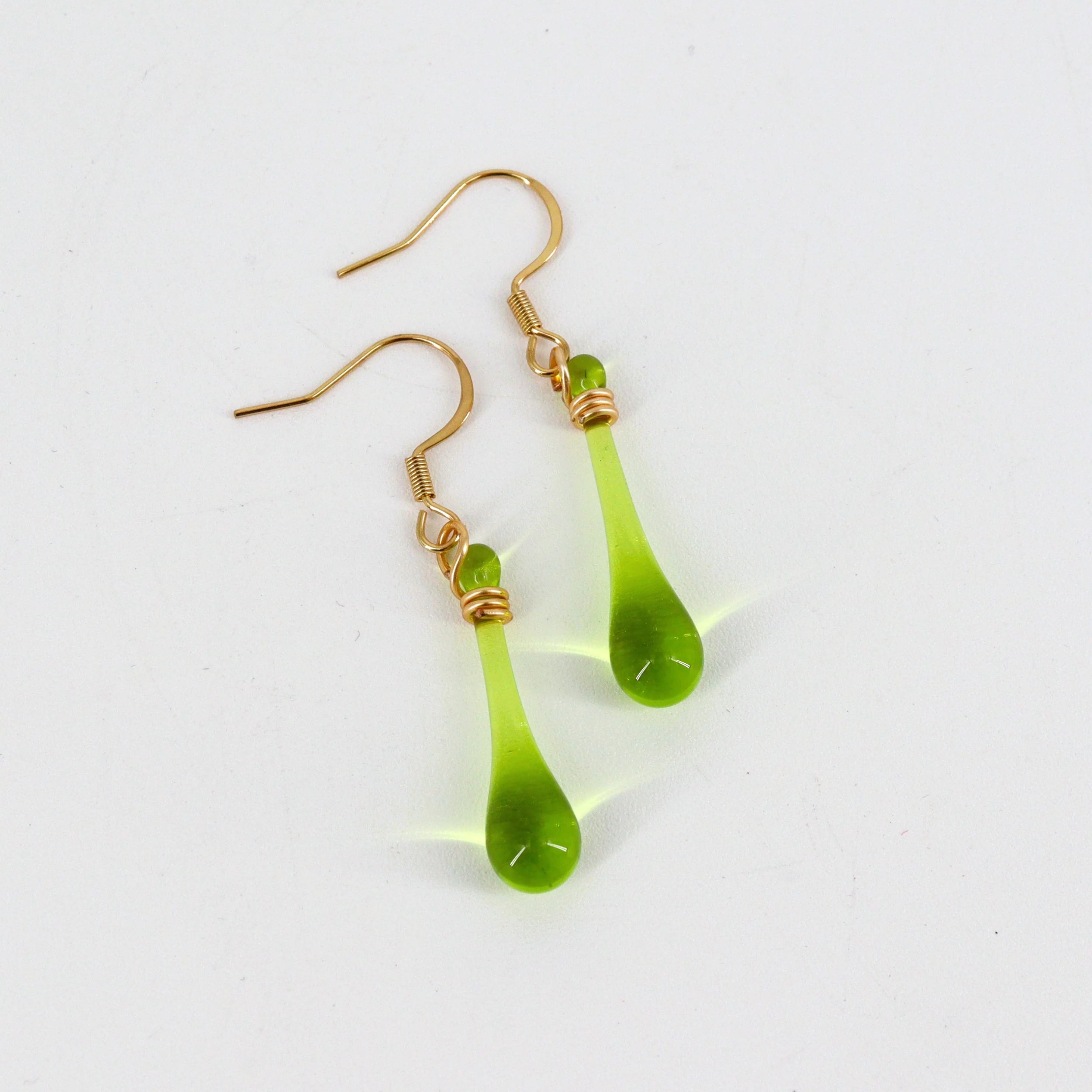 Handcrafted Glass Teardrop Earrings - Image 9