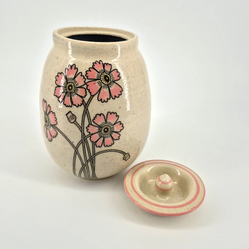 Handmade Lidded Ceramic Jar - Image 2