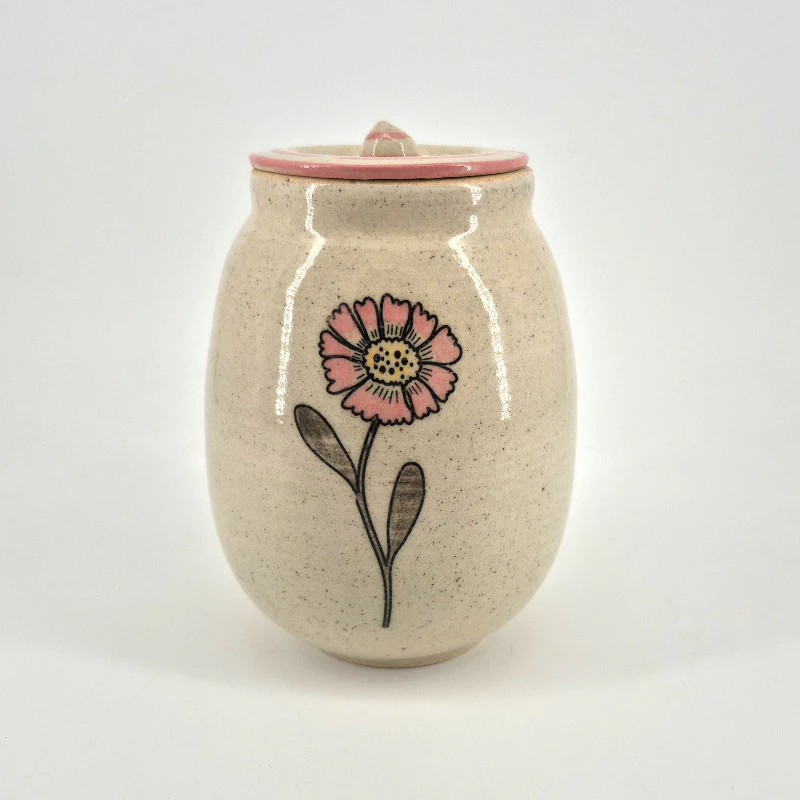 Handmade Lidded Ceramic Jar - Image 3