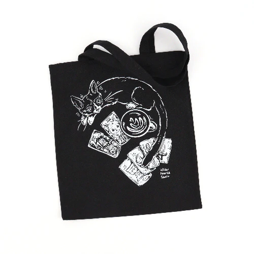 Hand Silkscreened Magical Creature Tote Bags
