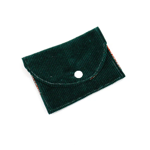 Handsewn Corduroy Snap Pouch - Image 4