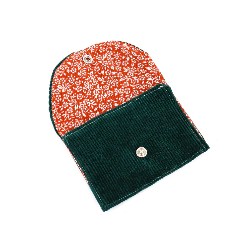 Handsewn Corduroy Snap Pouch - Image 5