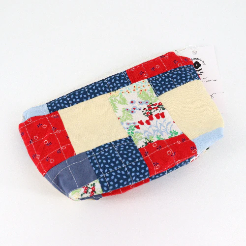 Handsewn Large Flat Bottom Zippered Pouch - Image 3