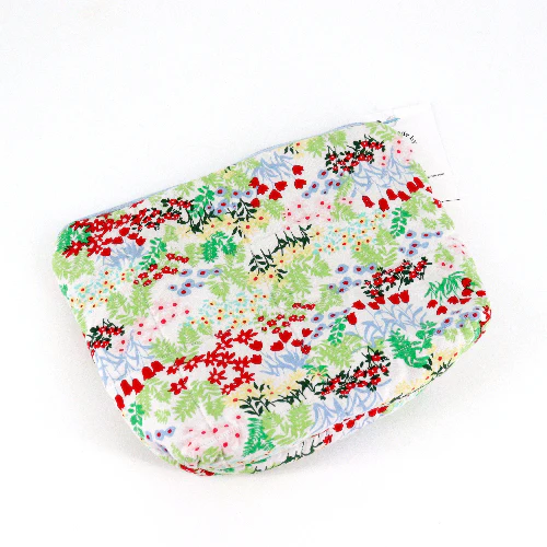 Handsewn Medium Flat Bottom Zippered Pouch - Image 2