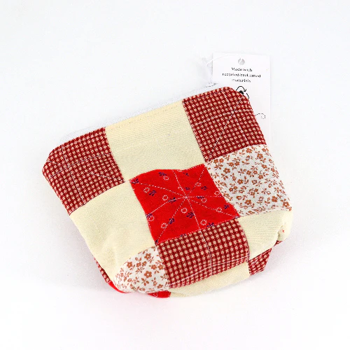 Handsewn Medium Flat Bottom Zippered Pouch - Image 3