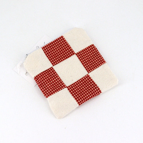 Handsewn Medium Patchwork Zippered Pouch