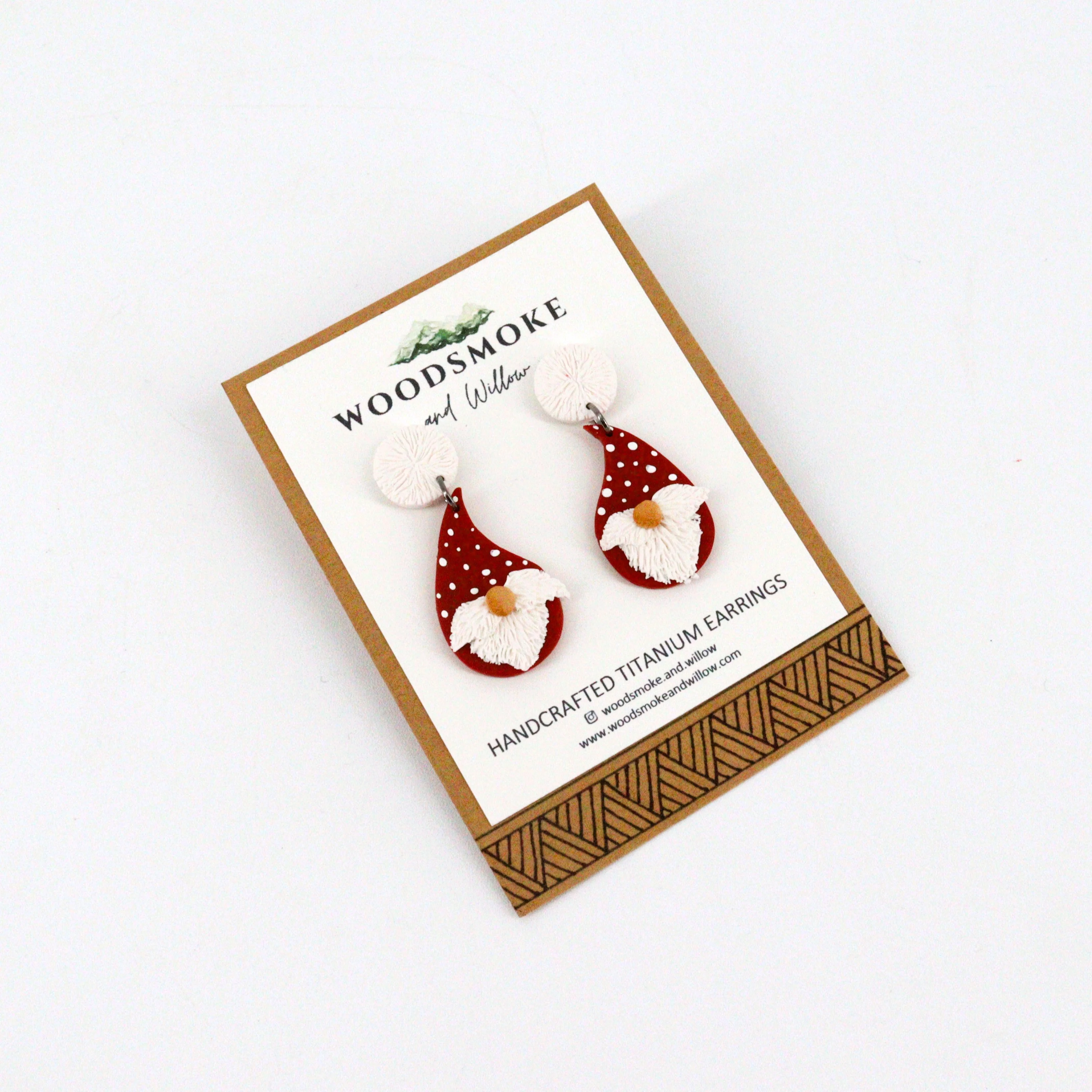 Holiday Gnome Dangle Earrings