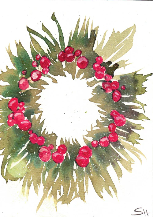 'Holiday Series' Original Art Card