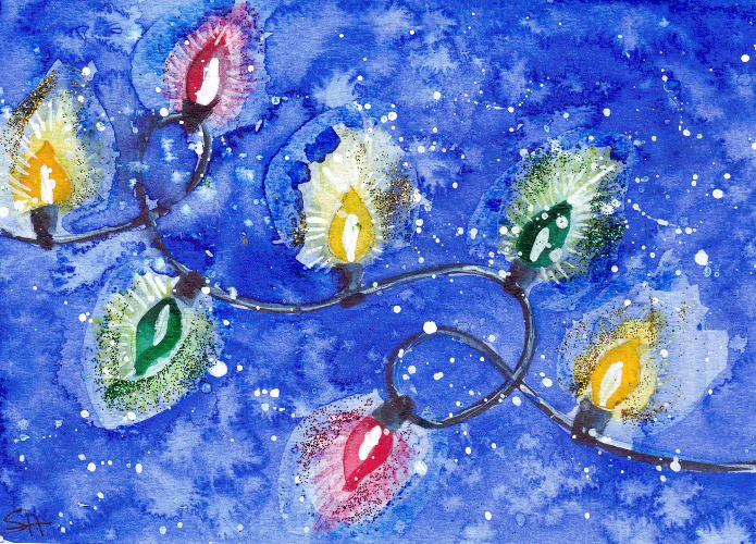 'Holiday Series' Original Art Card - Image 3