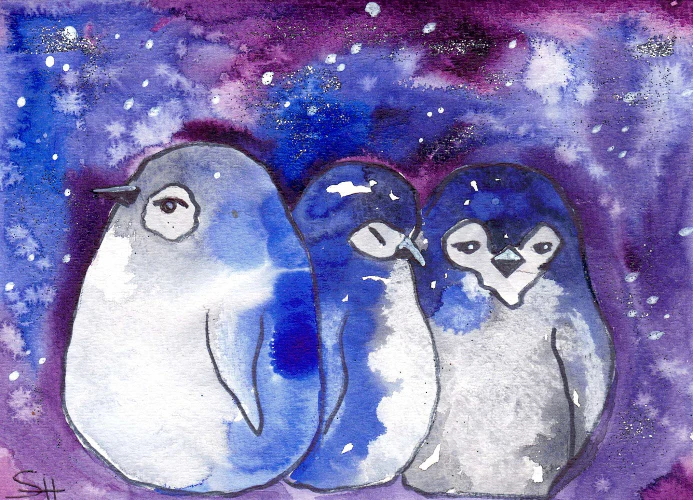 'Holiday Series' Original Art Card - Image 4