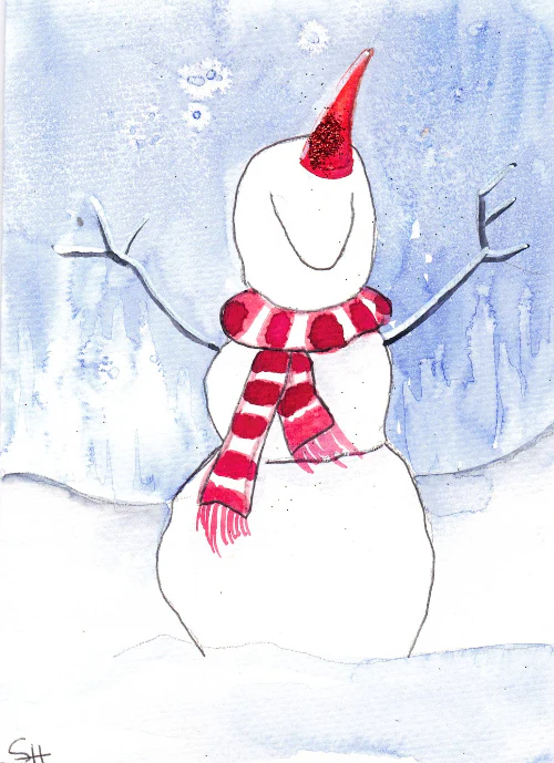 'Holiday Series' Original Art Card - Image 5