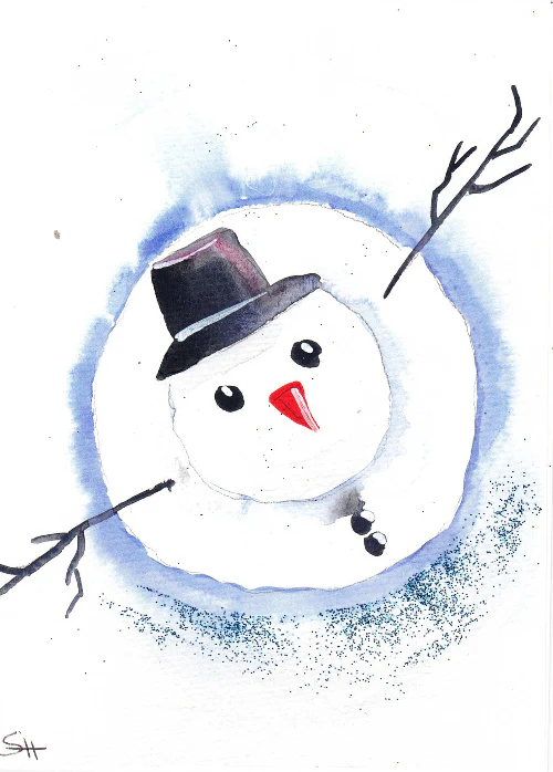 'Holiday Series' Original Art Card - Image 6