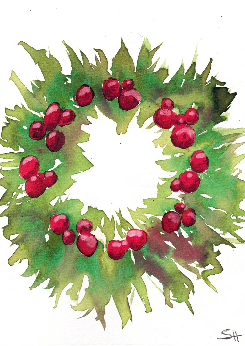 'Holiday Series' Original Art Card - Image 7