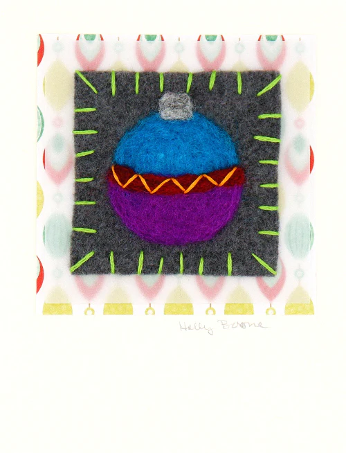 Holly Boone Art Cards - Christmas Baubles