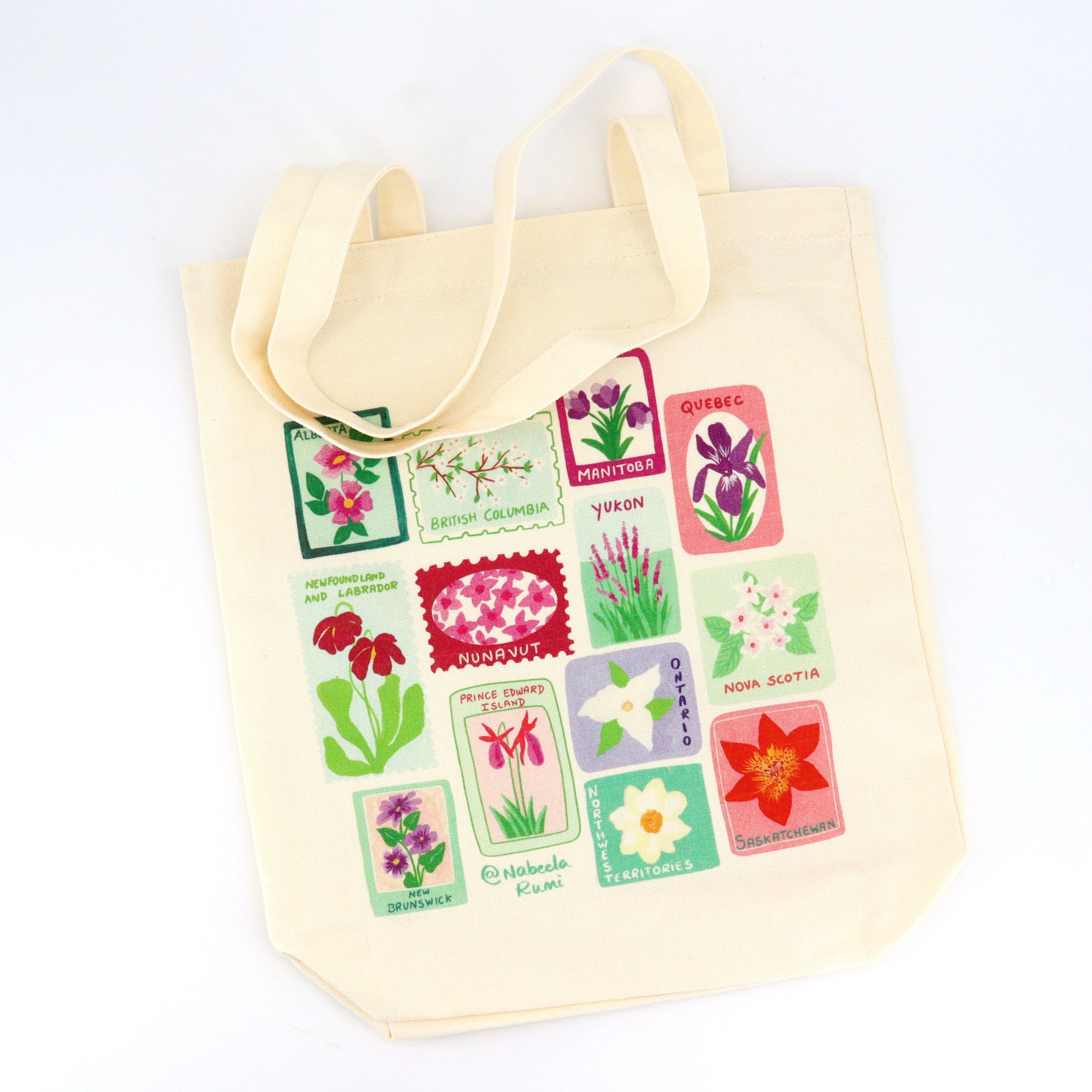 Illustrated Canvas Tote Bag