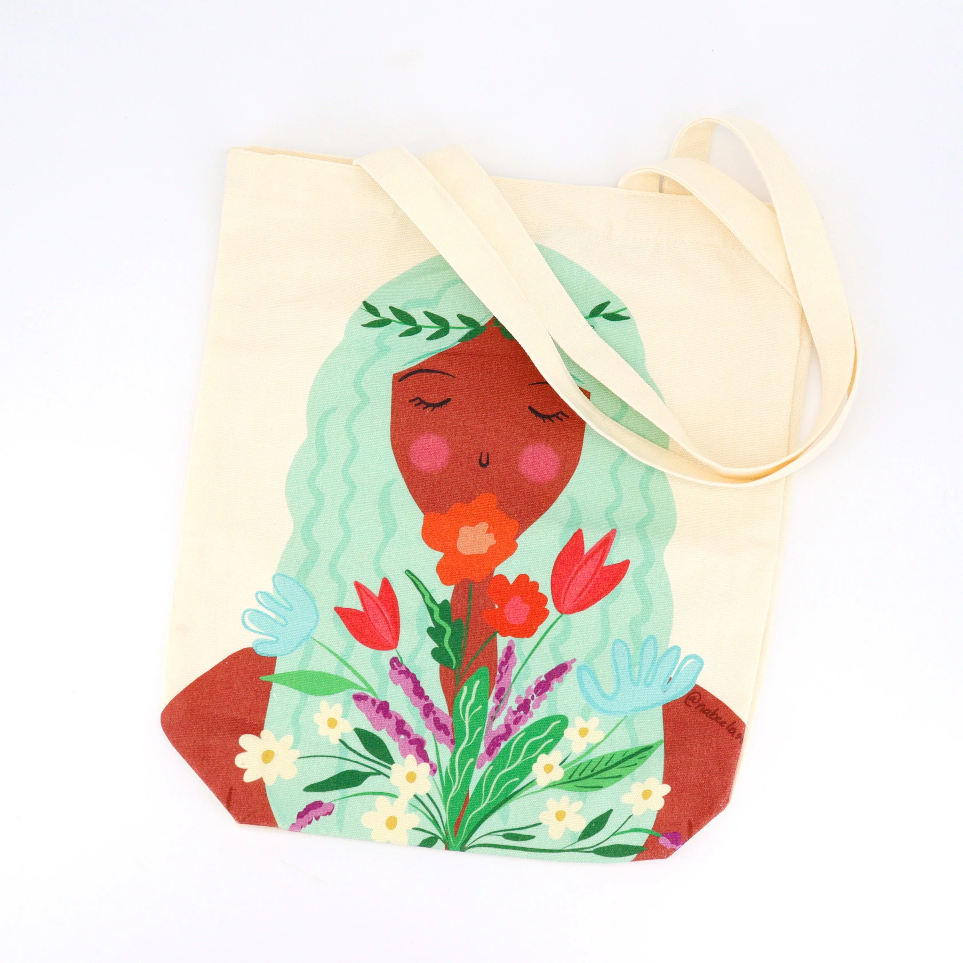 Illustrated Canvas Tote Bag - Image 2