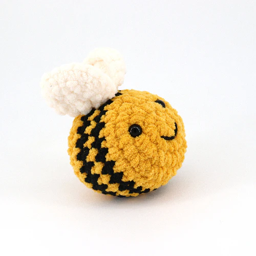 Large Crocheted Bumble Bee Plushie