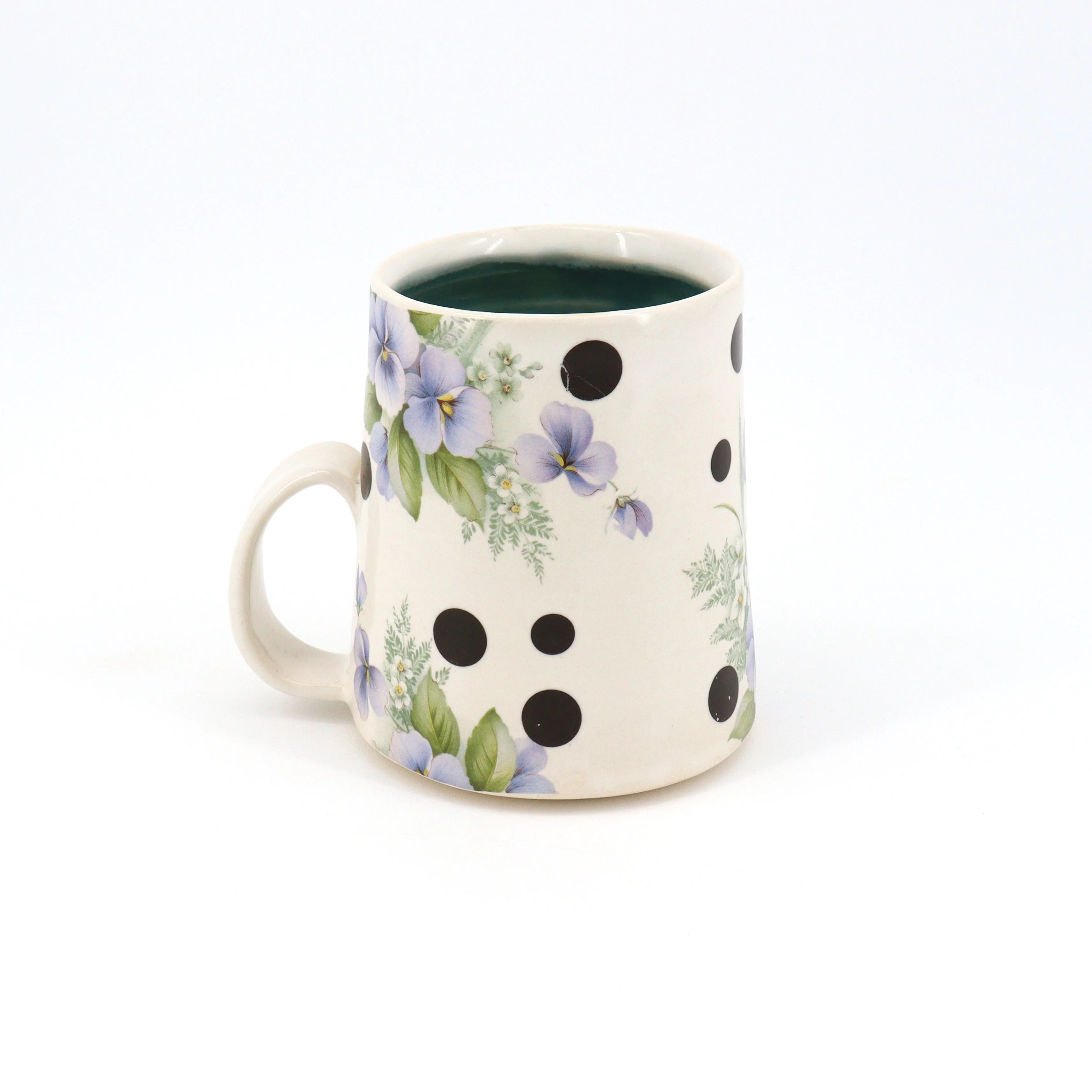 Mugs Decorated with Bits of Floral - Image 3