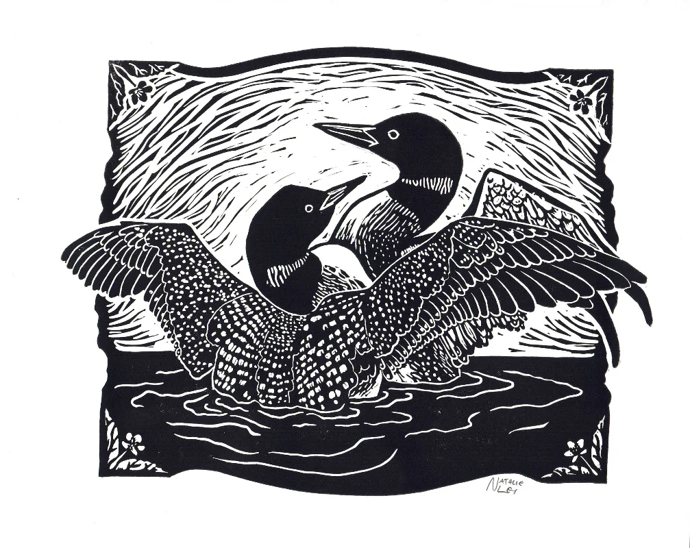 'Loon' Hand Print