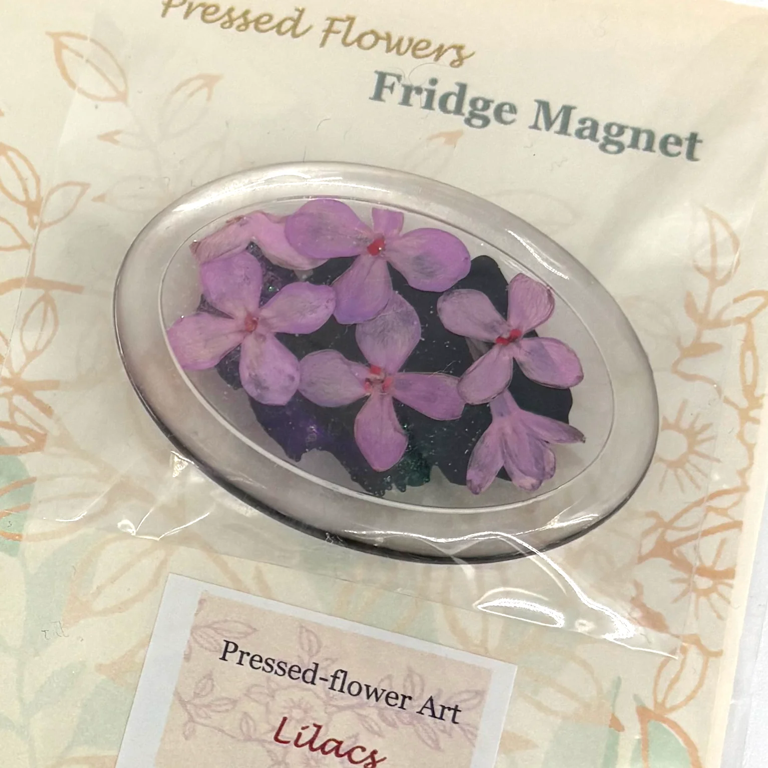 Pressed Flower Art Fridge Magnets - Image 11