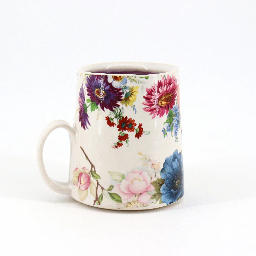 Mugs Fully Decorated in Florals - Image 4