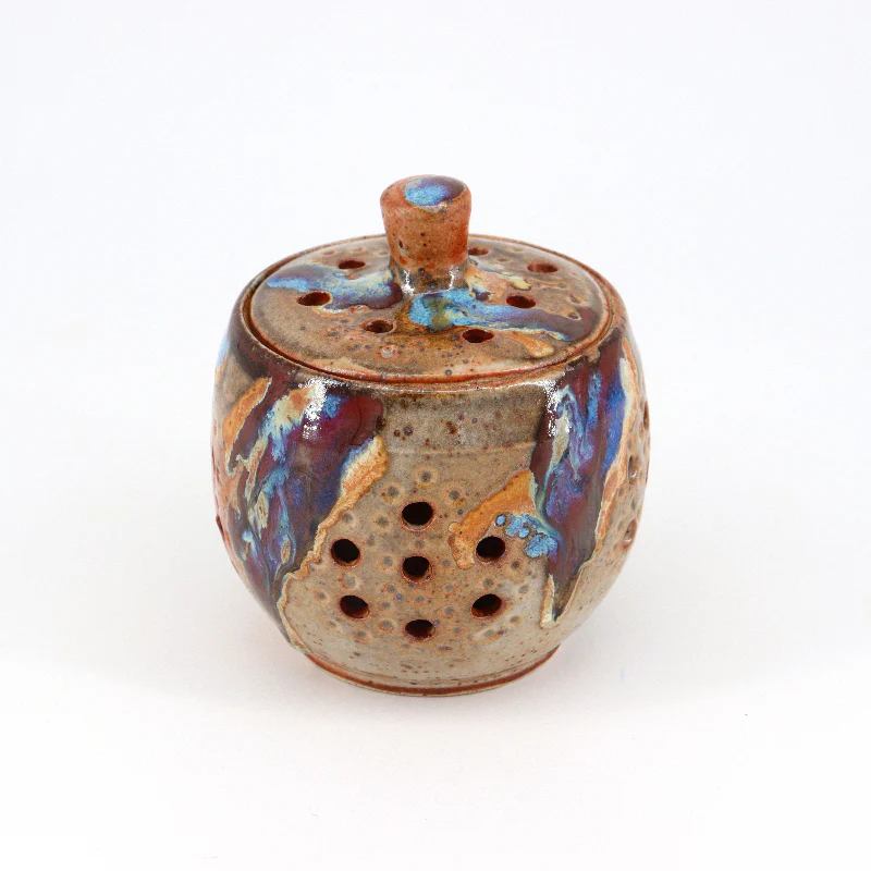 Multi Coloured Garlic Pot