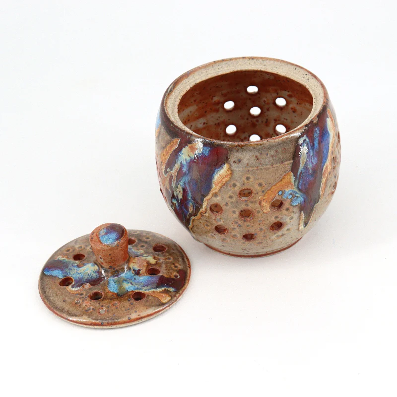 Multi Coloured Garlic Pot - Image 2