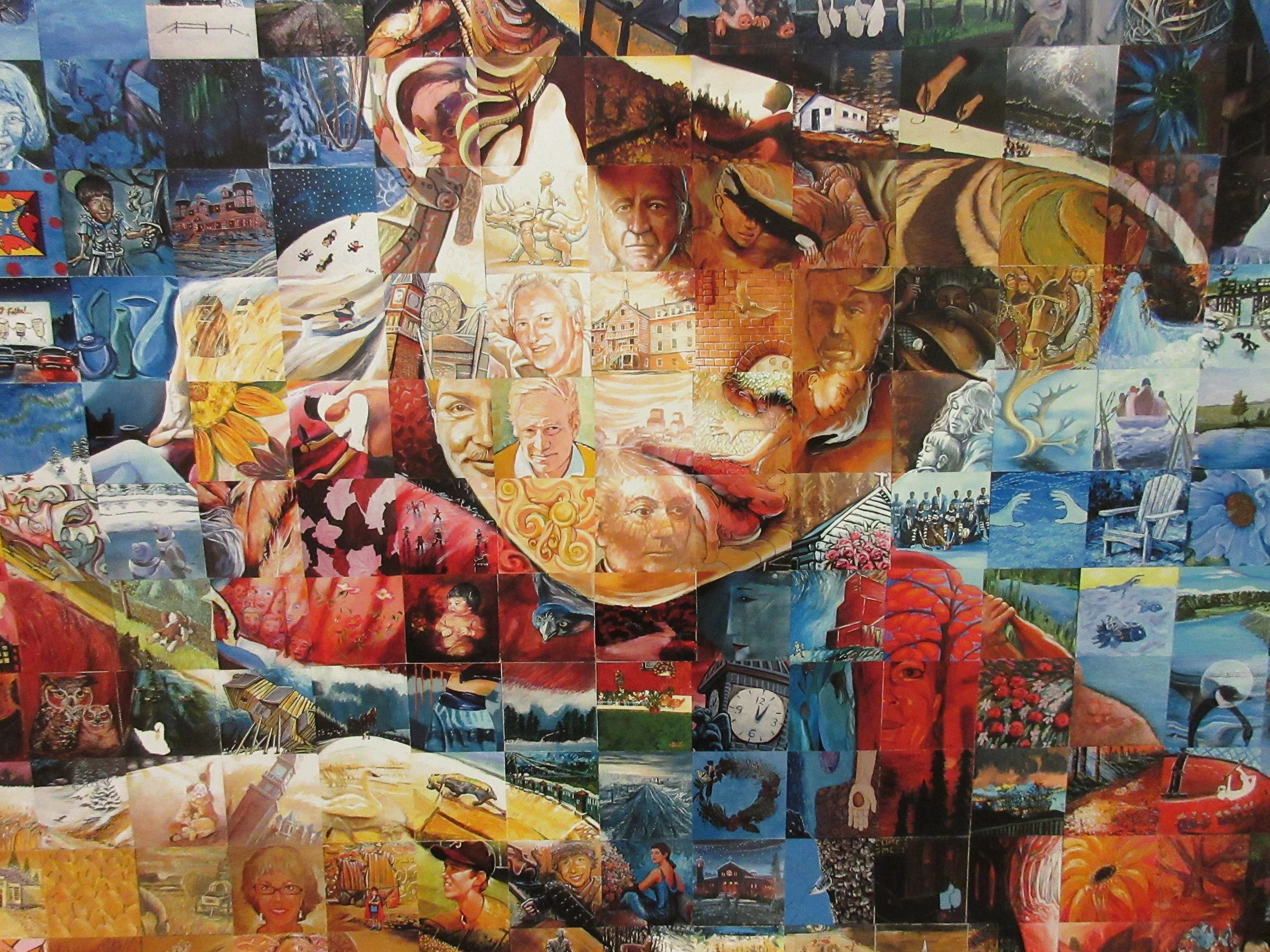 Mural print, large - Lewis Lavoie