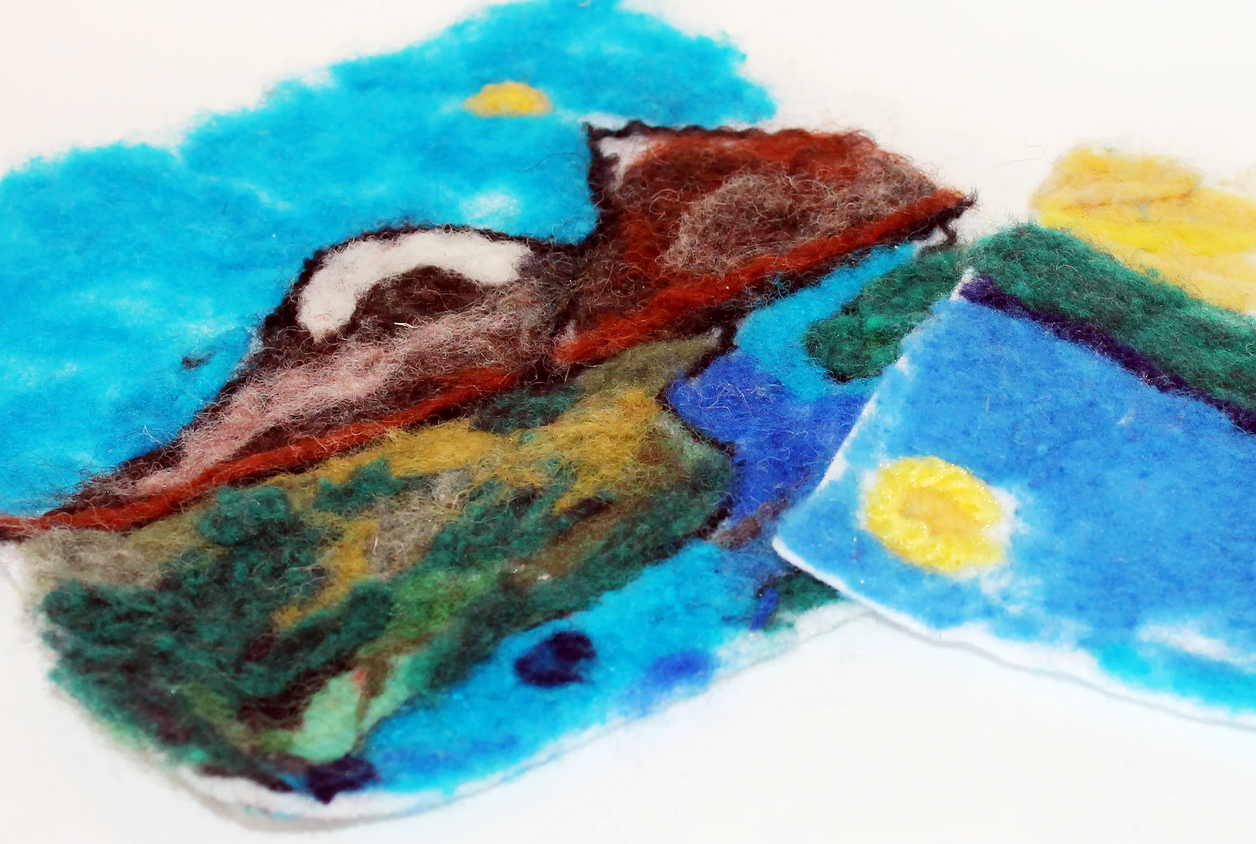 Needle Felted Alberta Landscape (In-School) - Image 2
