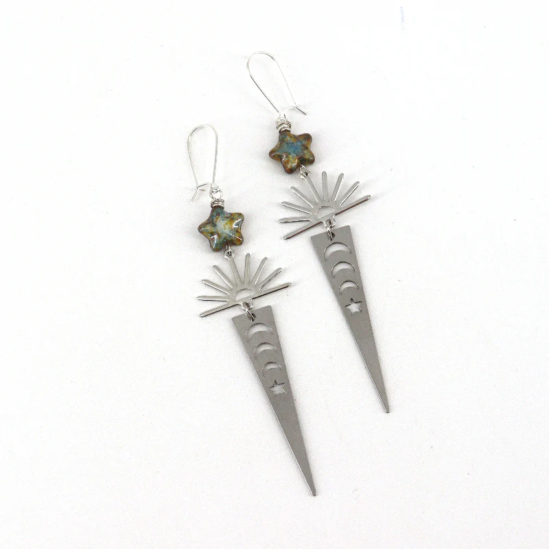 'Night Sky' Dangle Earrings