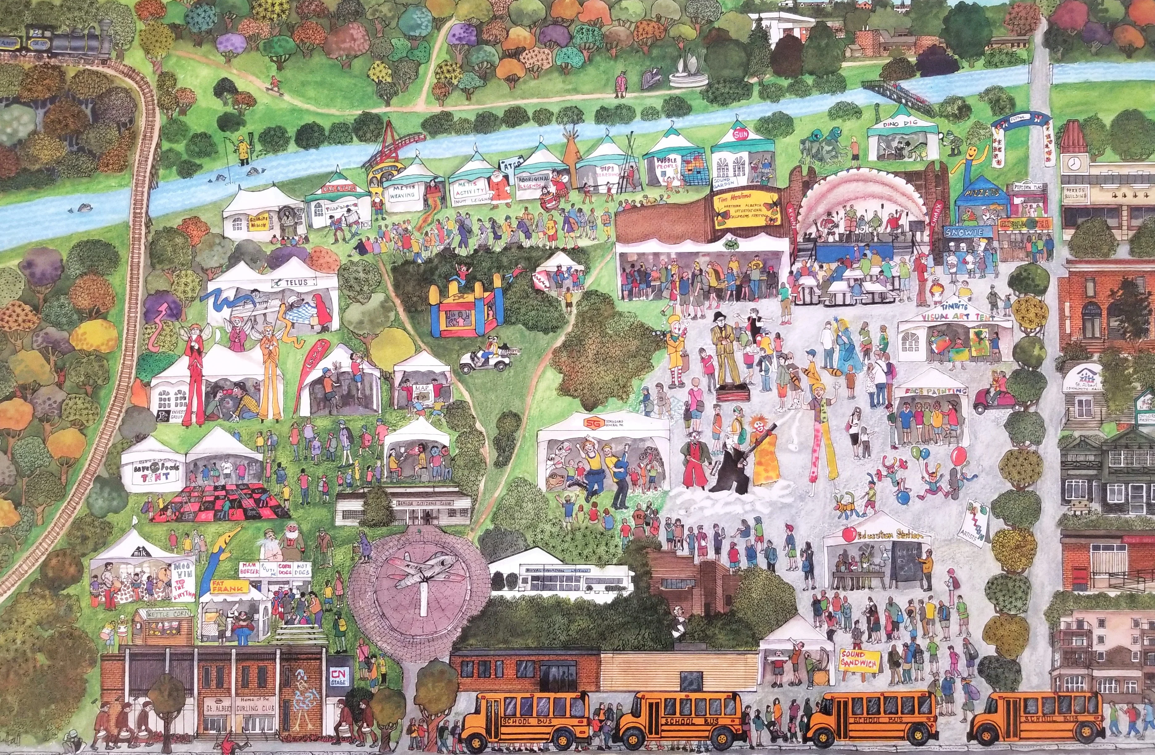 'Northern Alberta Children's Festival' Art Print