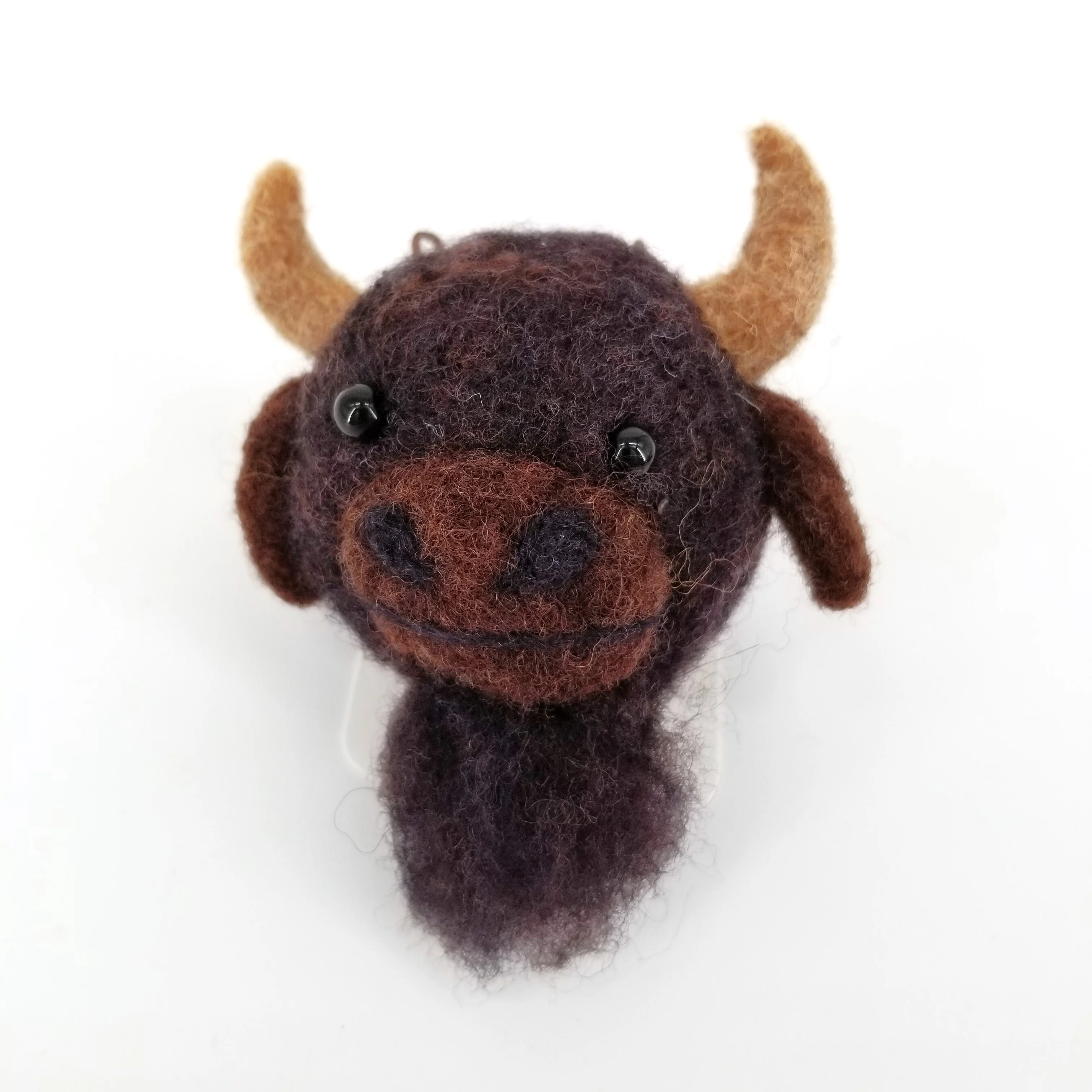 Felted Wildlife Head Ornaments - Image 7