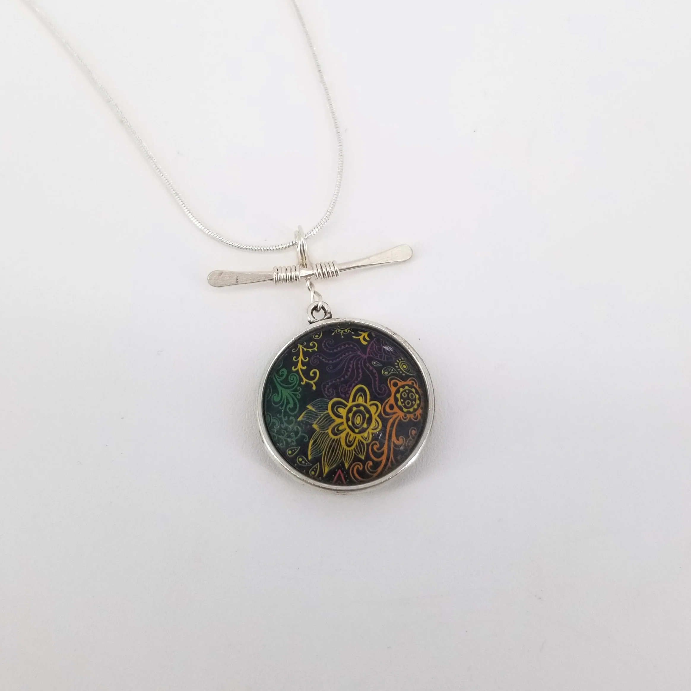 Pendant Double Sided Upcycled Biscuit Box - Image 11
