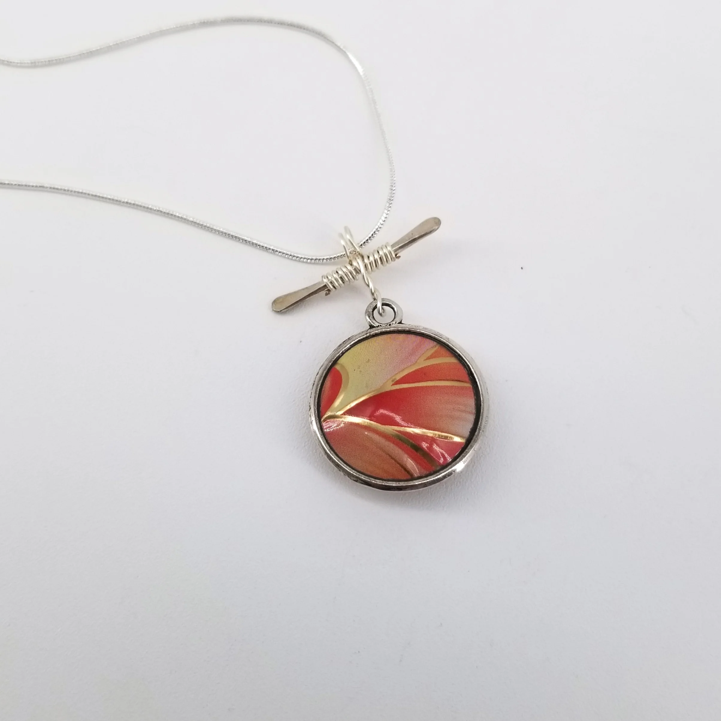 Pendant Double Sided Upcycled Biscuit Box - Image 15