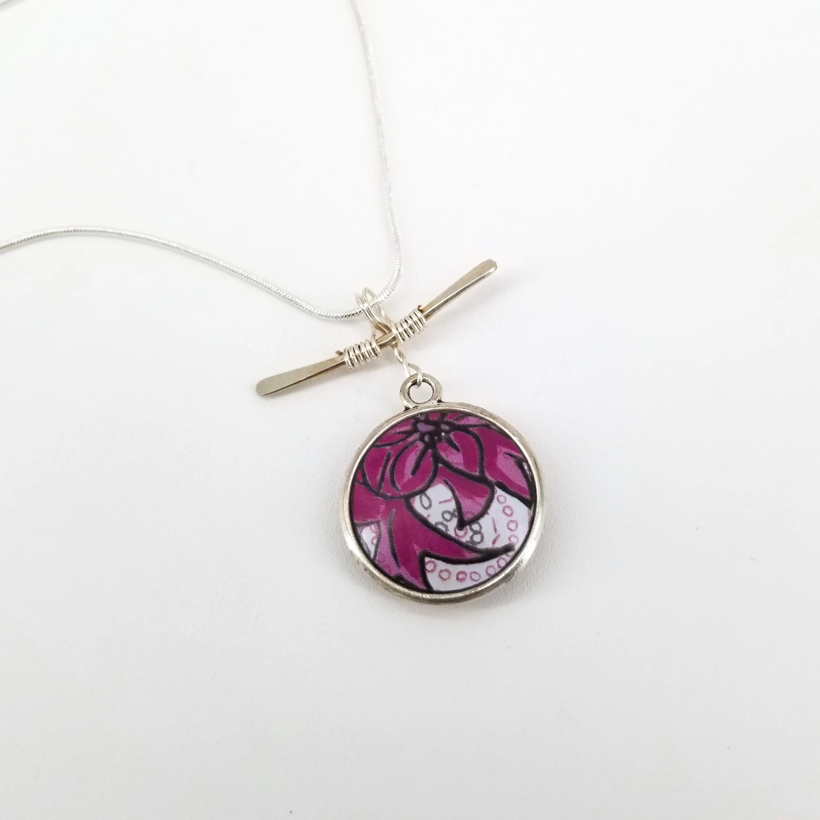 Pendant Double Sided Upcycled Biscuit Box - Image 3